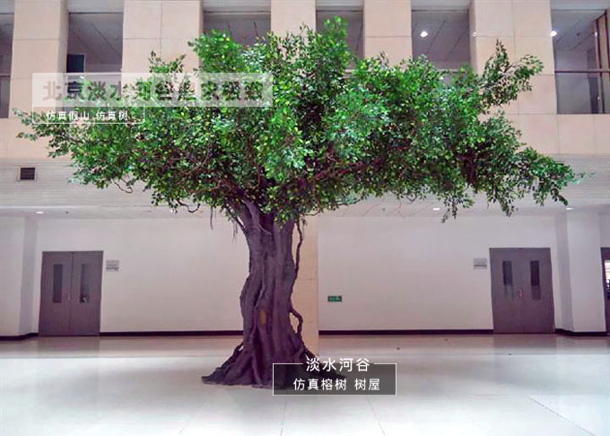 室內(nèi)仿真樹(shù)制作，塑造城市靈魂，傳遞正能