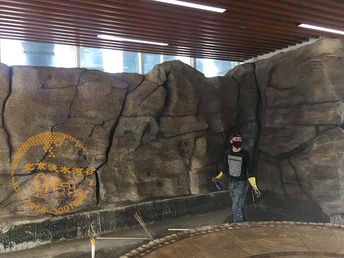 北京淡水河谷新作品，天津塑石假山項目