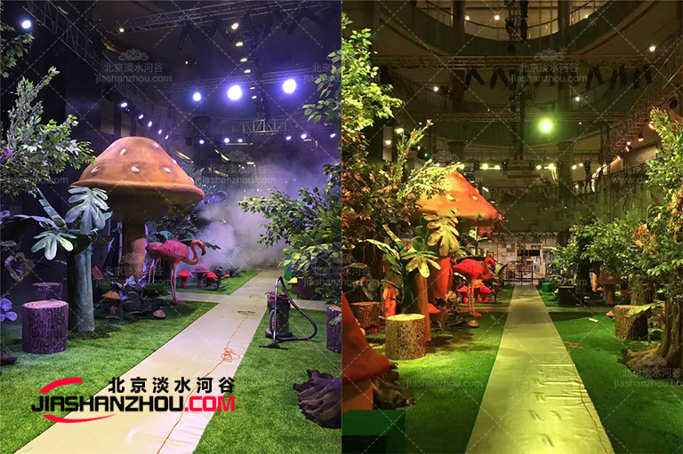 絢爛多姿的不尋常仿真樹讓寒冷季節的景觀也能似春美如畫