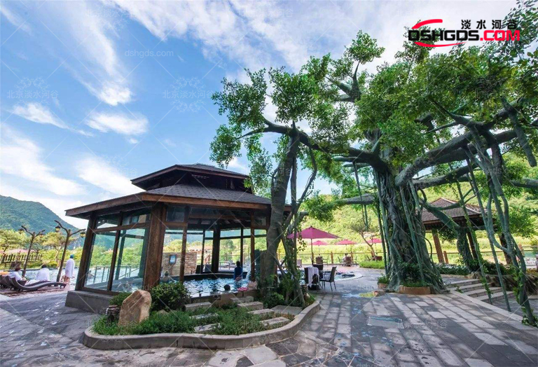 安徽阜陽(yáng)人類生態(tài)園景觀仿真樹優(yōu)雅而浪漫