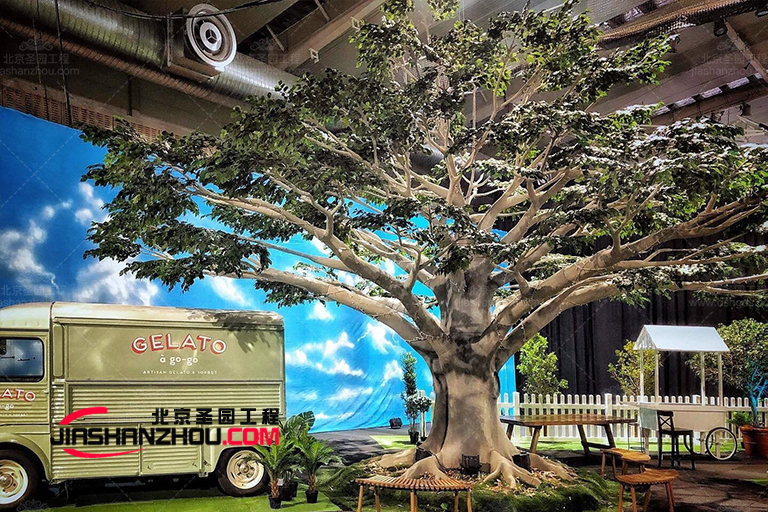上海海灣國(guó)家森林公園室內(nèi)外仿真樹(shù)裝飾