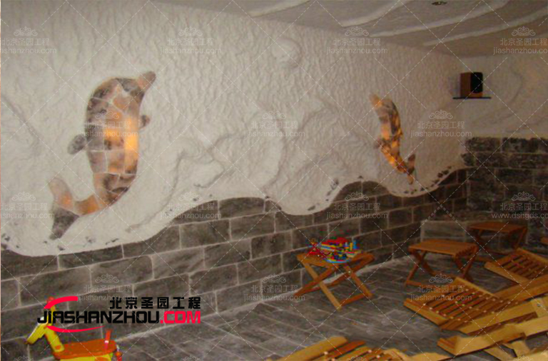 地中海風格是仿真鹽洞酒店受歡迎的室內(nèi)裝飾風格之一