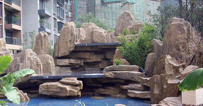園林景觀中的水泥假山寓意什么您知道嗎？