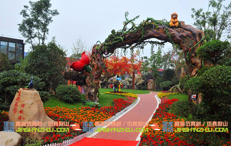 仿真樹生態景觀大門